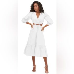 NWOT ASTR The Label White Rosewood Dress in Size S